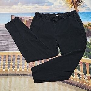 Eileen Fisher Black Pull-on High Waisted Pants Size Large